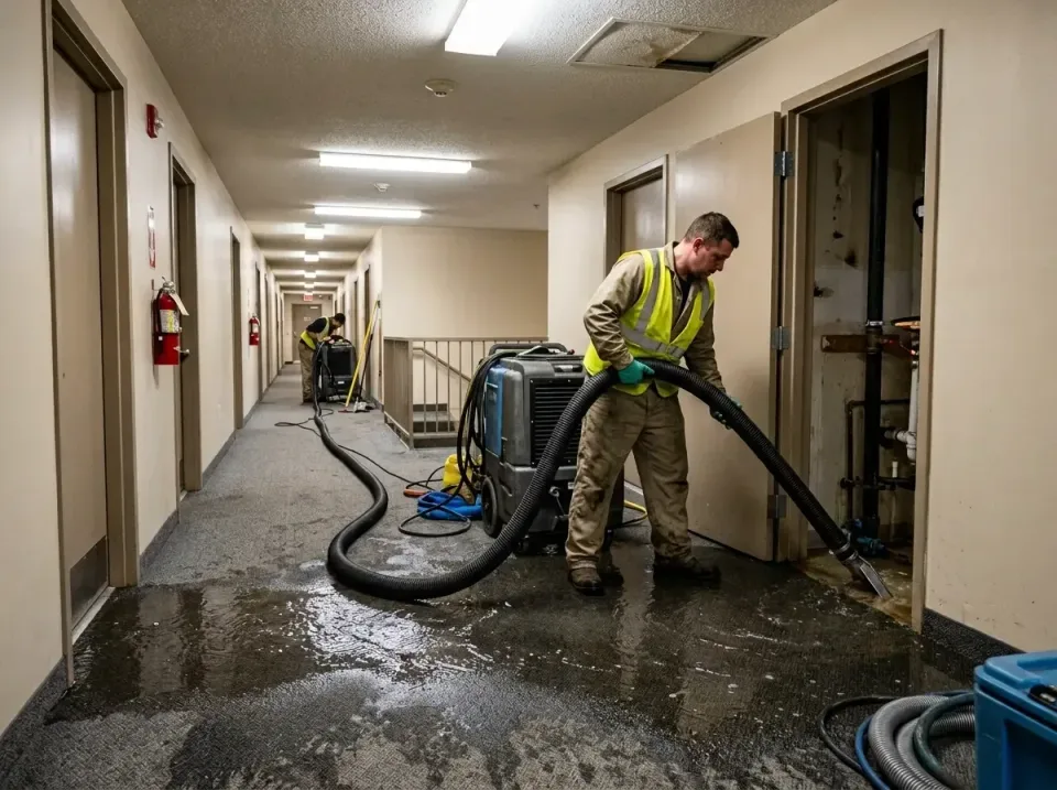 multi-unit-apartment-hallway-f-005 — frequently asked questions, Emergency Burst Pipe Water Extraction & Removal in Colwyn,…